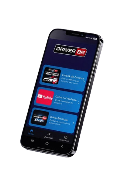 Menu do App DriverBR